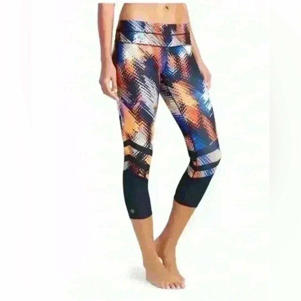 Athleta Lava Sonar Capri Leggings- Small